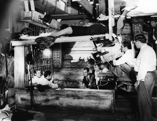Ames à la mer - Tournage - Gary Cooper, George Raft