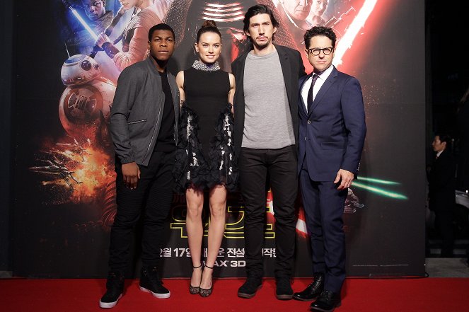 Star Wars : Le Réveil de la Force - Événements - John Boyega, Daisy Ridley, Adam Driver, J.J. Abrams