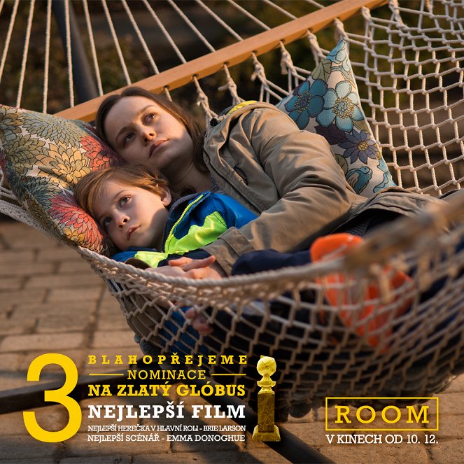 Room - Lobby Cards - Jacob Tremblay, Brie Larson