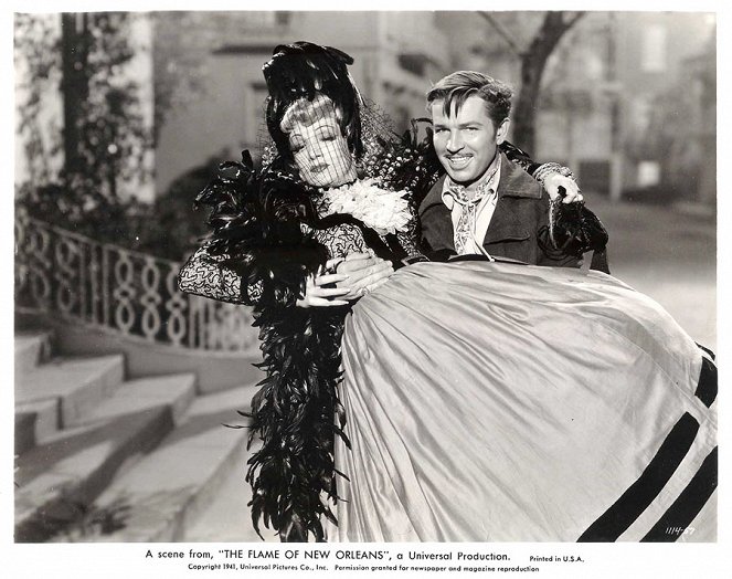 The Flame of New Orleans - Lobbykaarten - Marlene Dietrich, Bruce Cabot