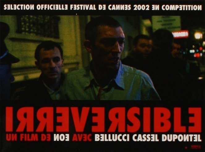Nieodwracalne - Lobby karty - Vincent Cassel