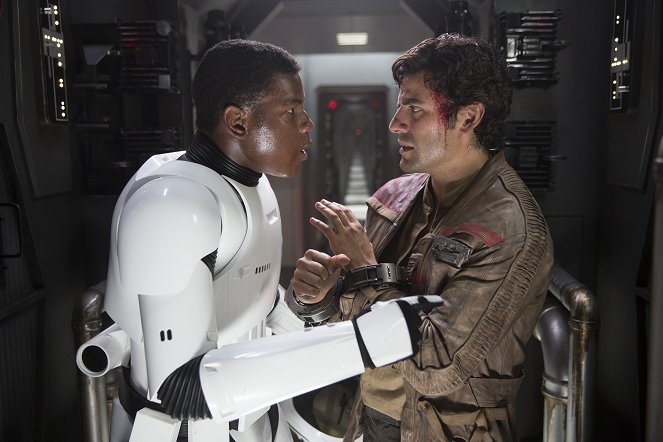 Star Wars: The Force Awakens - Van film - John Boyega, Oscar Isaac