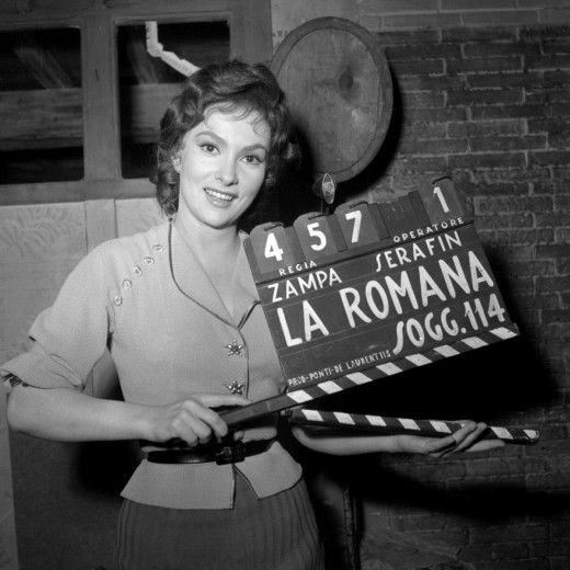 La romana - De filmagens - Gina Lollobrigida
