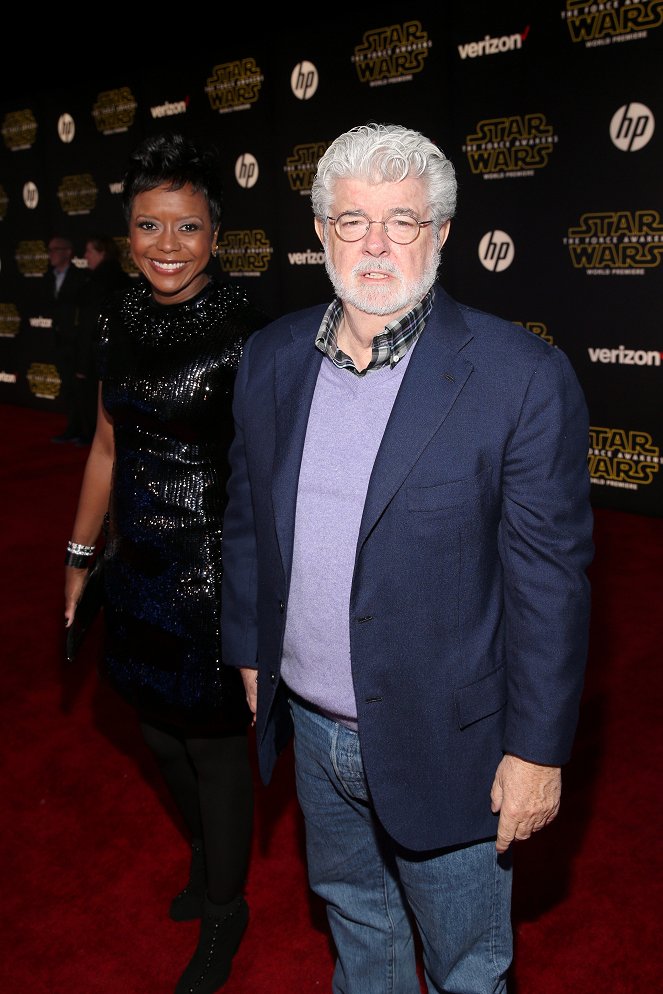 Star Wars: The Force Awakens - Events - Mellody Hobson, George Lucas