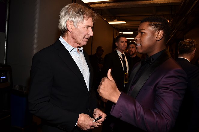 Star Wars: The Force Awakens - Tapahtumista - Harrison Ford, John Boyega