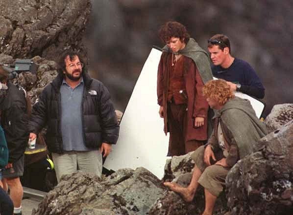 Le Seigneur des anneaux : Les deux tours - Tournage - Peter Jackson, Elijah Wood