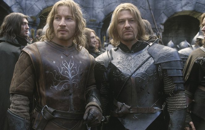 Pán prsteňov: Dve veže - Z nakrúcania - David Wenham, Sean Bean