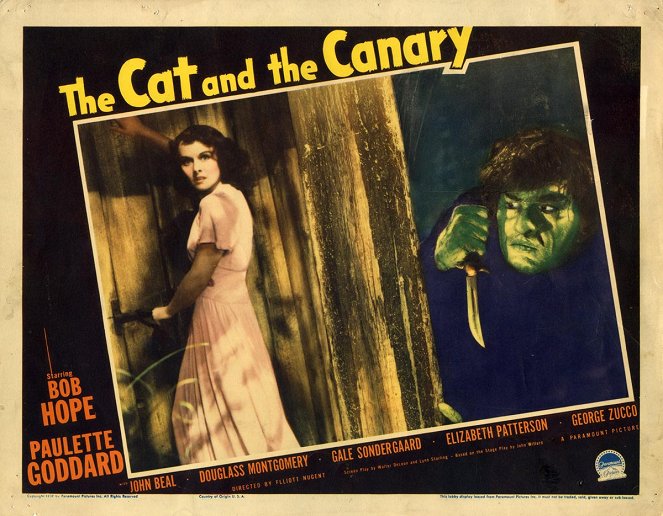 The Cat and the Canary - Cartões lobby