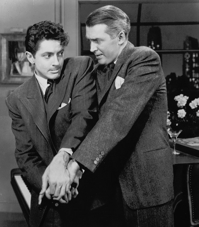 Sznur - Z filmu - Farley Granger, James Stewart