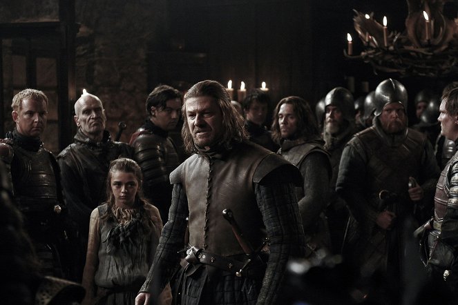 Game of Thrones - The Kingsroad - Van film - Maisie Williams, Sean Bean