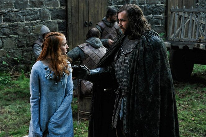 Game of Thrones - The Kingsroad - Van film - Sophie Turner, Rory McCann
