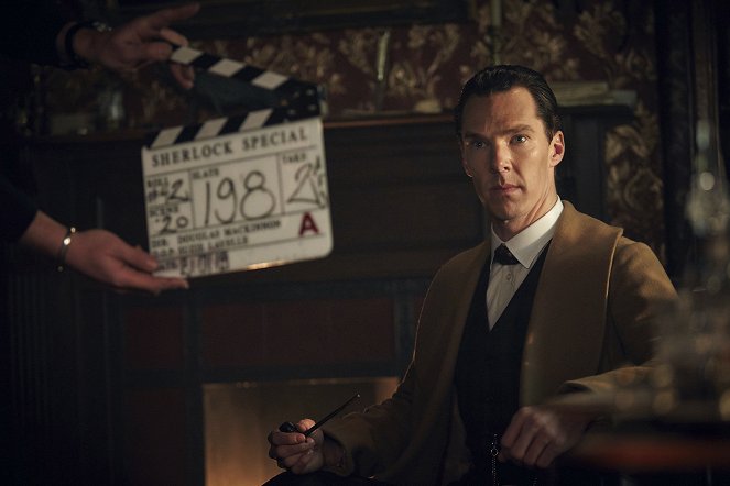 Sherlock: The Abominable Bride - Tournage - Benedict Cumberbatch