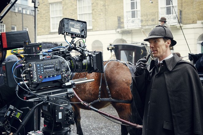Sherlock i upiorna panna młoda - Z realizacji - Benedict Cumberbatch