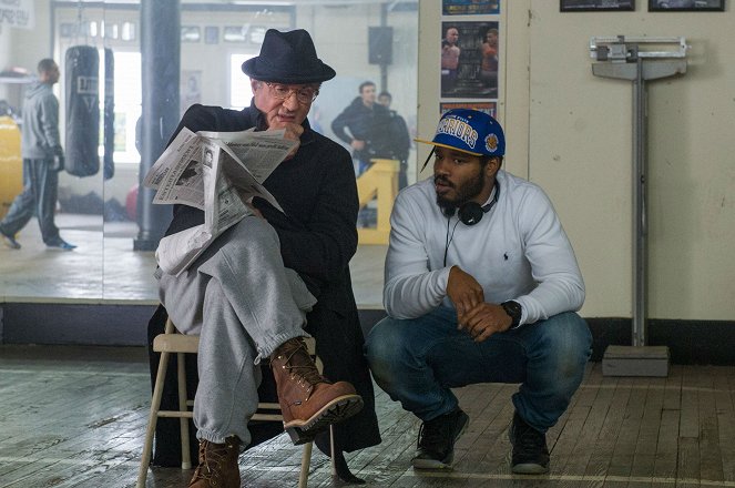 Creed - Z natáčení - Sylvester Stallone, Ryan Coogler