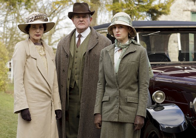 Downton Abbey - Season 6 - Hochzeit mit Hindernissen - Filmfotos - Elizabeth McGovern, Hugh Bonneville, Laura Carmichael