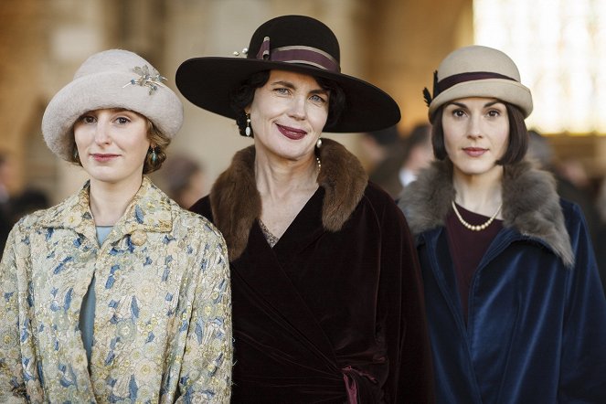 Downton Abbey - Der schönste Tag - Werbefoto - Laura Carmichael, Elizabeth McGovern, Michelle Dockery