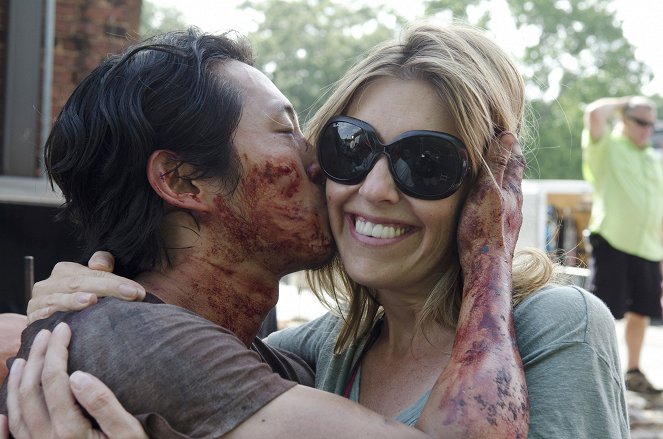 The Walking Dead - Season 6 - Cuidado - De filmagens - Steven Yeun
