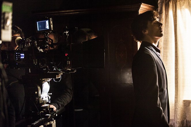 Sherlock - Prázdný pohřebák - Z natáčení - Benedict Cumberbatch