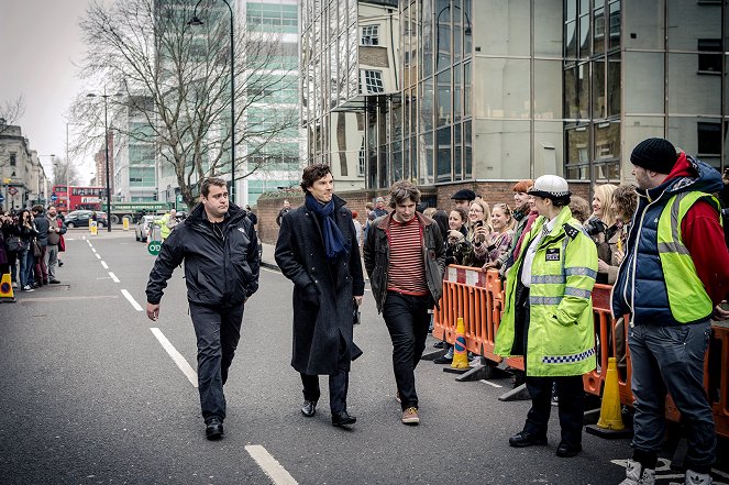Sherlock - Az üres gyász - Forgatási fotók - Benedict Cumberbatch