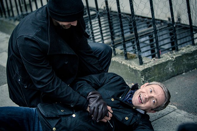 Sherlock - Az üres gyász - Forgatási fotók - Martin Freeman