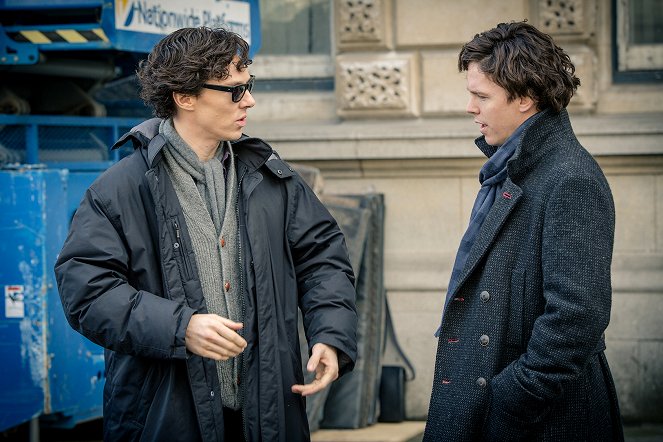 Sherlock - Prázdný pohřebák - Z natáčení - Benedict Cumberbatch