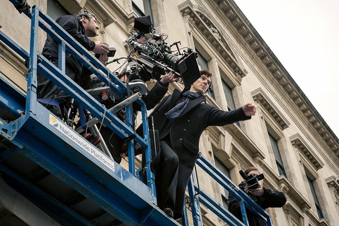 Sherlock - Le Cercueil vide - Tournage - Benedict Cumberbatch