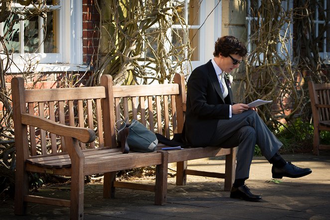 Sherlock - A hármak jele - Forgatási fotók - Benedict Cumberbatch