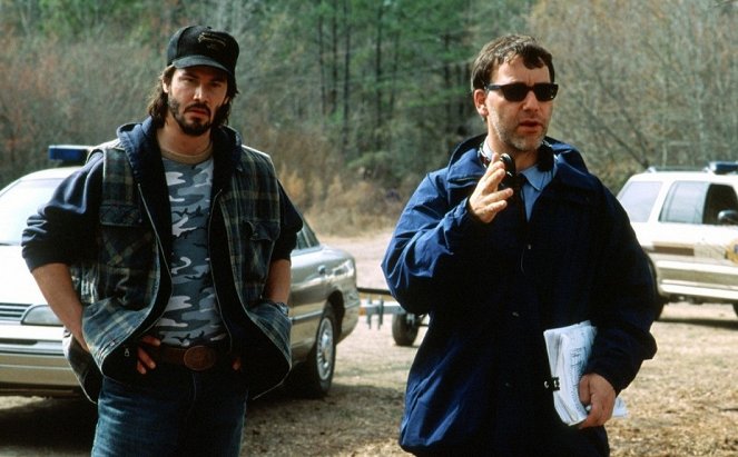 Um Presente do Passado - De filmagens - Keanu Reeves, Sam Raimi