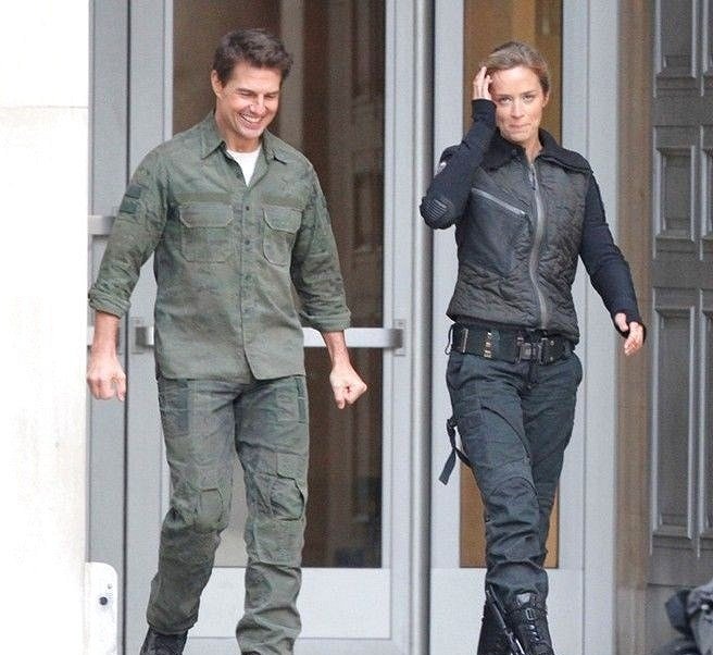 Edge of Tomorrow - Dreharbeiten - Tom Cruise, Emily Blunt