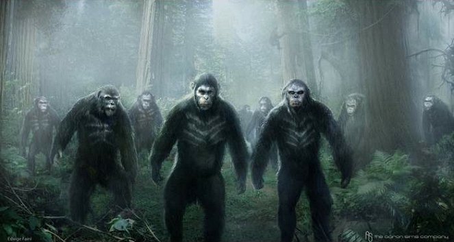 Ewolucja planety małp - Grafika koncepcyjna