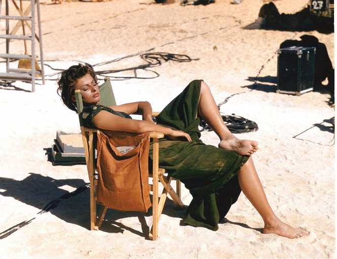 Legenda o ztraceném - Z natáčení - Sophia Loren