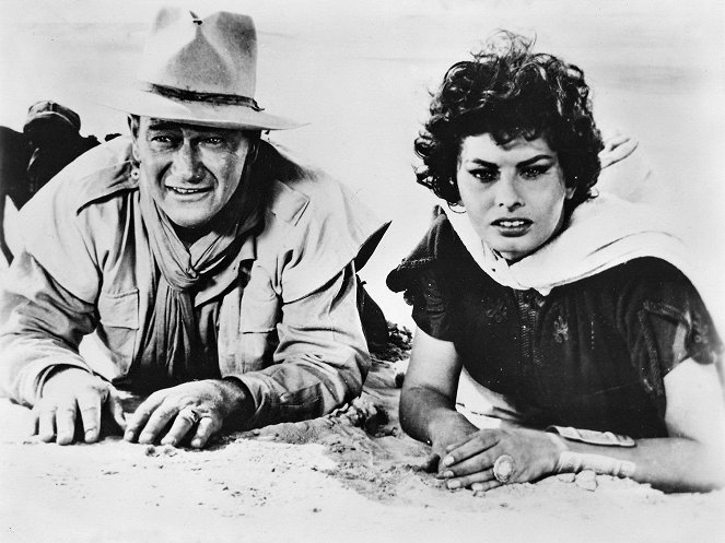 Arenas de muerte - De la película - John Wayne, Sophia Loren