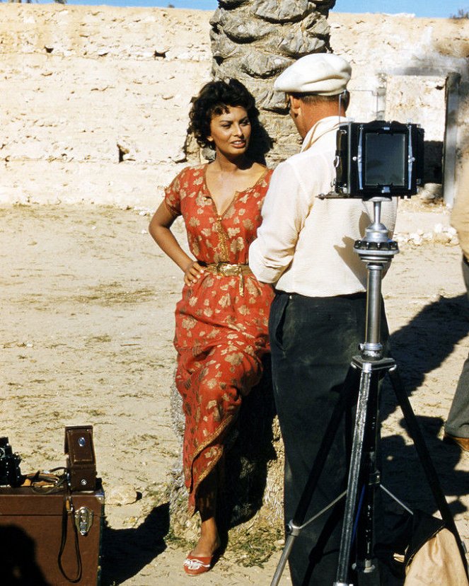 Legenda o ztraceném - Z nakrúcania - Sophia Loren