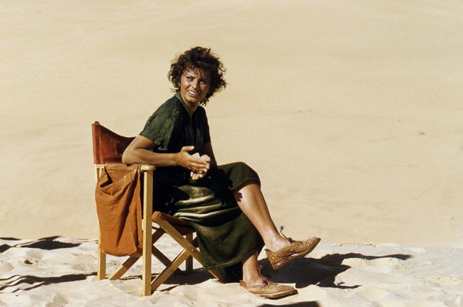 Die Stadt der Verlorenen - Dreharbeiten - Sophia Loren