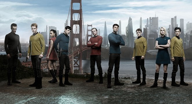 Além da Escuridão: Star Trek - Promo - Benedict Cumberbatch, Chris Pine, Zoe Saldana, Zachary Quinto, Simon Pegg, Karl Urban, Anton Yelchin, Alice Eve, John Cho