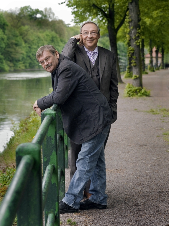 Polizeiruf 110 - Tod im Atelier - Werbefoto - Wolfgang Winkler, Jaecki Schwarz