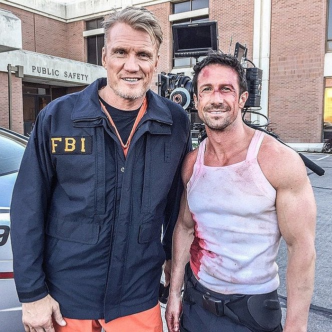 Zavřít a zabít - Z natáčení - Dolph Lundgren, Matthew Reese