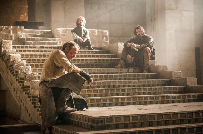 Game of Thrones - Mother's Mercy - Van film - Iain Glen, Peter Dinklage, Michiel Huisman