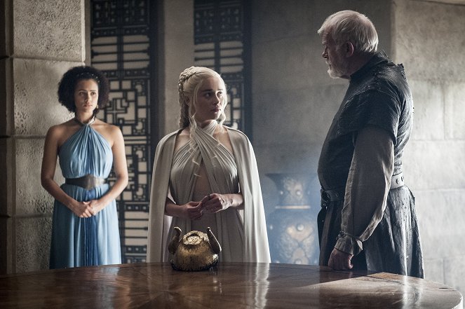 Game of Thrones - As Guerras Que Virão - Do filme - Nathalie Emmanuel, Emilia Clarke, Ian McElhinney