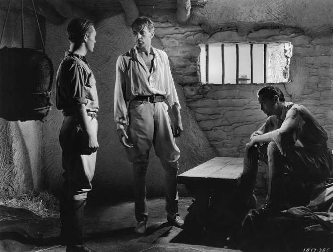 Tři bengálští jezdci - Z filmu - Richard Cromwell, Gary Cooper, Franchot Tone
