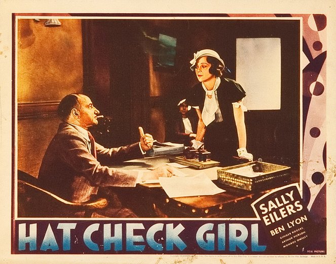 Hat Check Girl - Lobby Cards