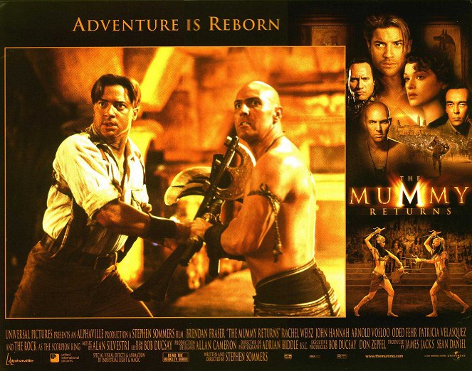 The Mummy Returns - Lobby Cards - Brendan Fraser, Arnold Vosloo