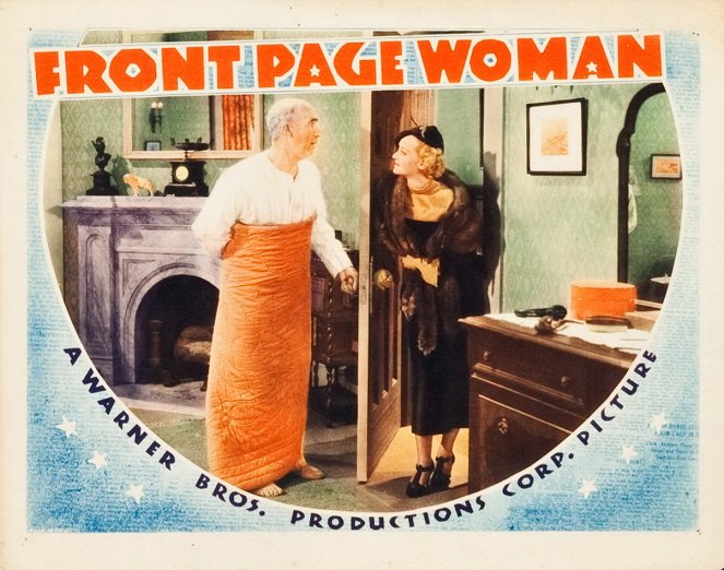 Front Page Woman - Lobby karty - Bette Davis