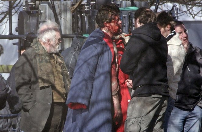Wolfman - Dreharbeiten - Anthony Hopkins, Benicio Del Toro