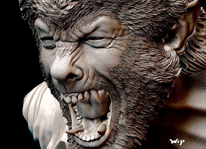 El hombre Lobo - Arte conceptual