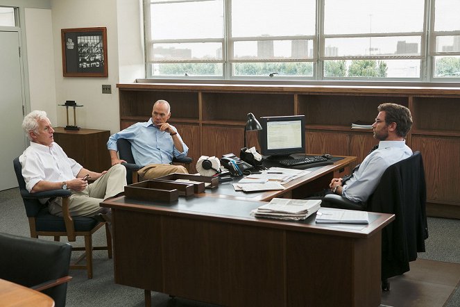 Spotlight - Filmfotos - John Slattery, Michael Keaton, Liev Schreiber