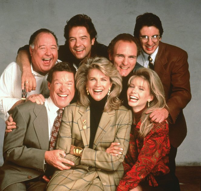 Murphy Brown - Promoción - Pat Corley, Garry Marshall, Candice Bergen, Joe Regalbuto, Faith Ford, Grant Shaud
