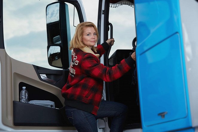 Die Truckerin - Eine Frau geht durchs Feuer - Werbefoto - Annette Frier