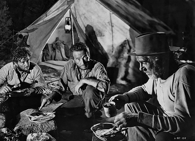 Poklad na Sierra Madre - Z filmu - Tim Holt, Humphrey Bogart, Walter Huston