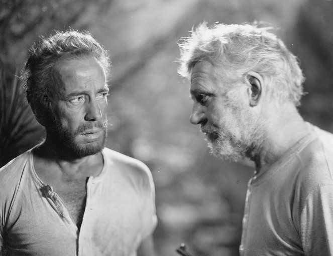 Der Schatz der Sierra Madre - Filmfotos - Humphrey Bogart, Walter Huston